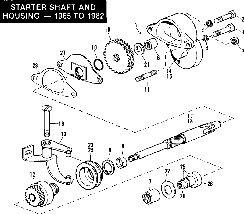 Harley Davidson starter shaft thrust washer pno:31501-65